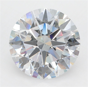 Picture of Lab Grown Diamond 5.53 Carats, Round with Excellent Cut, D Color, VVS1 Clarity and Certified by GIA