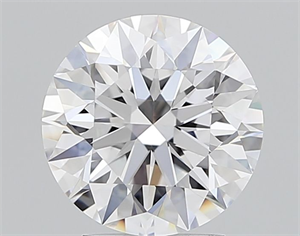 Picture of Lab Grown Diamond 2.82 Carats, Round with Ideal Cut, D Color, VVS1 Clarity and Certified by IGI