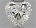 Natural Diamond 0.30 Carats, Heart with  Cut, H Color, SI2 Clarity and Certified by IGI