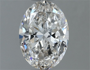 Picture of Natural Diamond 0.60 Carats, Oval with  Cut, I Color, SI1 Clarity and Certified by GIA