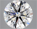Natural Diamond 1.08 Carats, Round with Excellent Cut, G Color, SI1 Clarity and Certified by GIA