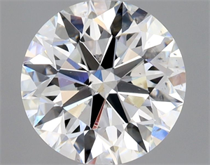 Picture of Natural Diamond 1.08 Carats, Round with Excellent Cut, G Color, SI1 Clarity and Certified by GIA