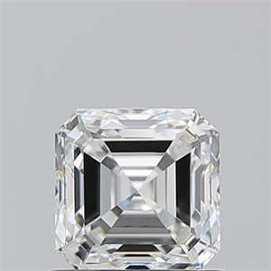 Picture of Natural Diamond 0.90 Carats, Asscher with  Cut, F Color, VVS2 Clarity and Certified by GIA