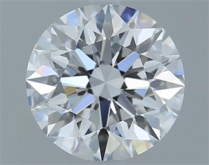 Picture of Lab Grown Diamond 1.50 Carats, Round with Excellent Cut, E Color, VVS2 Clarity and Certified by IGI