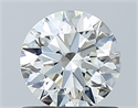 Natural Diamond 0.80 Carats, Round with Excellent Cut, I Color, VVS1 Clarity and Certified by GIA