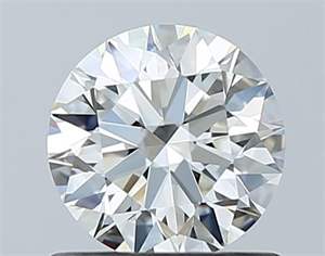 Picture of Natural Diamond 0.80 Carats, Round with Excellent Cut, I Color, VVS1 Clarity and Certified by GIA