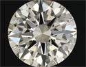 Natural Diamond 0.50 Carats, Round with Excellent Cut, N Color, SI2 Clarity and Certified by GIA