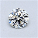 Diamante Natural 0.52 quilates, Redondo , Color J, claridad VS1 y certificado GIA
