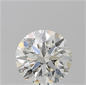 Natural Diamond 2.01 Carats, Round with Excellent Cut, I Color, SI2 Clarity and Certified by HRD