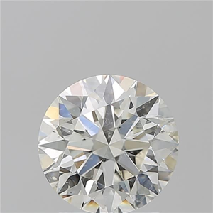Picture of Natural Diamond 2.01 Carats, Round with Excellent Cut, I Color, SI2 Clarity and Certified by HRD