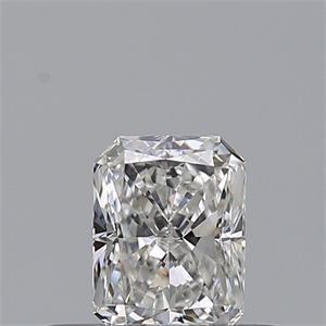 Picture of Natural Diamond 0.31 Carats, Radiant with  Cut, F Color, VVS1 Clarity and Certified by GIA