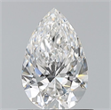 Natural Diamond 0.70 Carats, Pear with  Cut, F Color, VVS1 Clarity and Certified by GIA