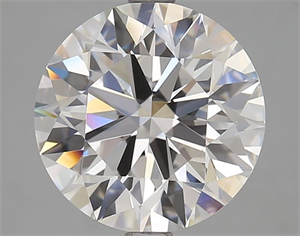 Picture of Lab Grown Diamond 4.00 Carats, Round with Excellent Cut, E Color, VS1 Clarity and Certified by GIA
