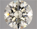 Diamante Natural 3.01 quilates, Redondo , Color M, claridad VVS1 y certificado GIA