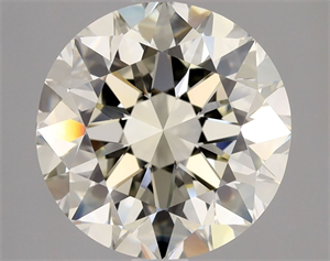 Picture of Natural Diamond 3.01 Carats, Round with Very Good Cut, M Color, VVS1 Clarity and Certified by GIA