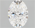 Natural Diamond 0.70 Carats, Oval with  Cut, D Color, VS1 Clarity and Certified by GIA