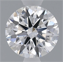 Lab Grown Diamond 0.73 Carats, Round with Ideal Cut, D Color, VVS1 Clarity and Certified by IGI