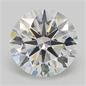 Lab Grown Diamond 2.01 Carats, Round with Ideal Cut, D Color, VS1 Clarity and Certified by IGI