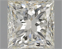 Natural Diamond 0.73 Carats, Princess with  Cut, J Color, VVS2 Clarity and Certified by GIA