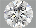 Lab Grown Diamond 3.01 Carats, Round with Excellent Cut, F Color, VVS2 Clarity and Certified by IGI