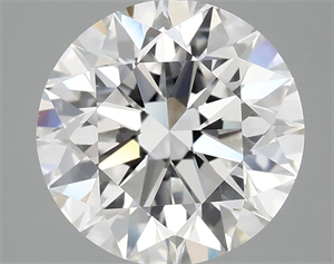 Picture of Lab Grown Diamond 3.01 Carats, Round with Excellent Cut, F Color, VVS2 Clarity and Certified by IGI
