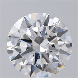 Picture of Lab Grown Diamond 5.05 Carats, Round with Excellent Cut, E Color, VVS2 Clarity and Certified by IGI