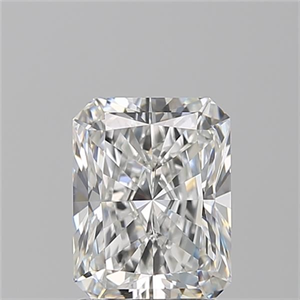 Picture of Natural Diamond 1.72 Carats, Radiant with  Cut, F Color, VVS2 Clarity and Certified by GIA
