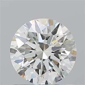 Picture of Natural Diamond 1.01 Carats, Round with Excellent Cut, J Color, VVS2 Clarity and Certified by GIA