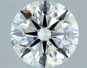 Picture of Natural Diamond 3.51 Carats, Round with Excellent Cut, J Color, VS2 Clarity and Certified by GIA