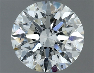 Picture of Natural Diamond 0.81 Carats, Round with Excellent Cut, H Color, SI2 Clarity and Certified by IGI