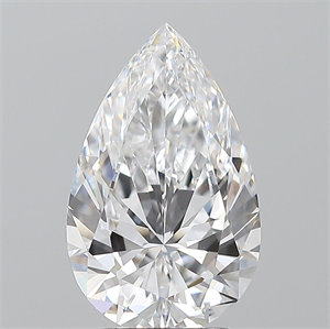 Picture of Natural Diamond 3.03 Carats, Pear with  Cut, D Color, VS1 Clarity and Certified by GIA