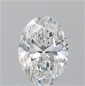 Natural Diamond 0.94 Carats, Oval with  Cut, G Color, SI1 Clarity and Certified by GIA