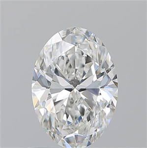 Picture of Natural Diamond 0.94 Carats, Oval with  Cut, G Color, SI1 Clarity and Certified by GIA