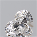 Natural Diamond 0.41 Carats, Heart with  Cut, D Color, VVS2 Clarity and Certified by GIA