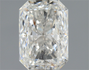 Foto Diamante Natural 2.08 quilates, Radiante , Color F, claridad SI2 y certificado HRD de