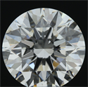 Natural Diamond 2.48 Carats, Round with Excellent Cut, F Color, VVS2 Clarity and Certified by GIA