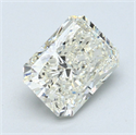 Diamante Natural 3.00 quilates, Radiante , Color K, claridad SI2 y certificado GIA