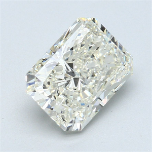 Foto Diamante Natural 3.00 quilates, Radiante , Color K, claridad SI2 y certificado GIA de