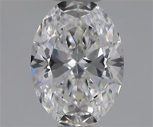 Picture of Natural Diamond 0.50 Carats, Oval with  Cut, D Color, IF Clarity and Certified by GIA