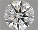 Natural Diamond 0.70 Carats, Round with Excellent Cut, G Color, SI1 Clarity and Certified by GIA
