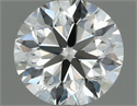 Diamante Natural 0.70 quilates, Redondo , Color J, claridad VVS1 y certificado IGI