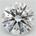 Del inventario de diamantes de laboratorio, 2.42 quilates, Redondo , Color D, claridad VS2 y certificado IGI