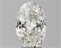 Natural Diamond 4.50 Carats, Oval with  Cut, H Color, VS2 Clarity and Certified by GIA