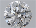Natural Diamond 2.20 Carats, Round with Excellent Cut, E Color, VVS1 Clarity and Certified by GIA