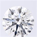 Lab Grown Diamond 3.71 Carats, Round with Ideal Cut, F Color, VS2 Clarity and Certified by IGI