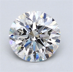 Picture of Natural Diamond 2.70 Carats, Round with Excellent Cut, E Color, SI2 Clarity and Certified by GIA