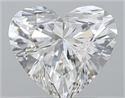 Natural Diamond 2.01 Carats, Heart with  Cut, G Color, SI1 Clarity and Certified by GIA
