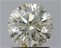 Diamante Natural 1.00 quilates, Redondo , Color N, claridad SI1 y certificado GIA