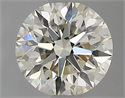 Natural Diamond 0.70 Carats, Round with Excellent Cut, J Color, VS1 Clarity and Certified by IGI
