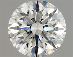 Foto Diamante Natural 0.53 quilates, Redondo , Color I, claridad IF y certificado GIA de